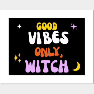 Good Vibes Only, Witch Posters and Art